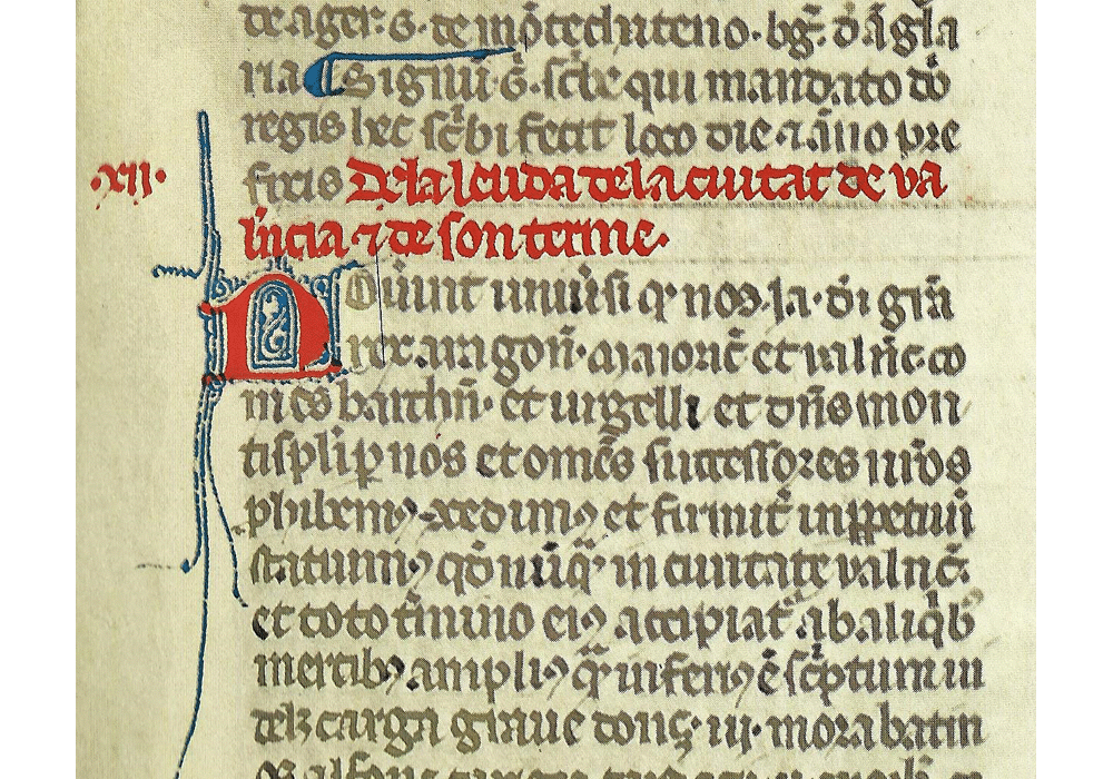 Prilegis-Valencia-Jaime I Aragón-Manuscript-Illuminated codex-facsimile book-Vicent García Editores-6 Valencian territories.